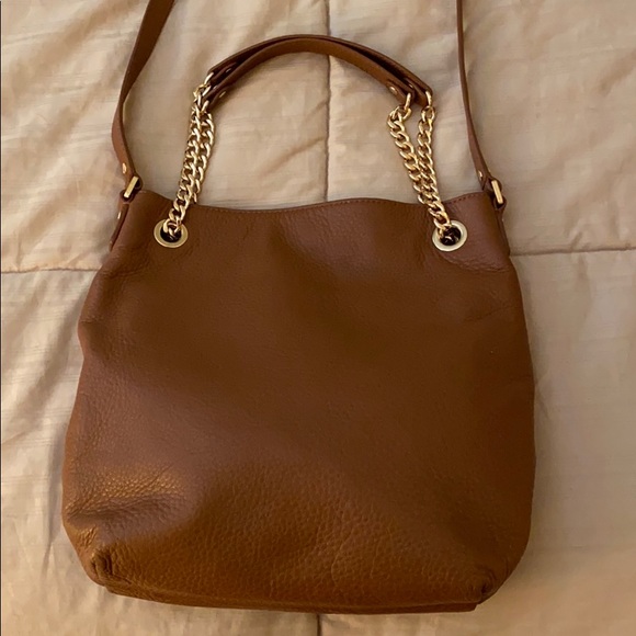 Michael Kors Brown Leather Shoulder/Crossbody Bag - Picture 4 of 10